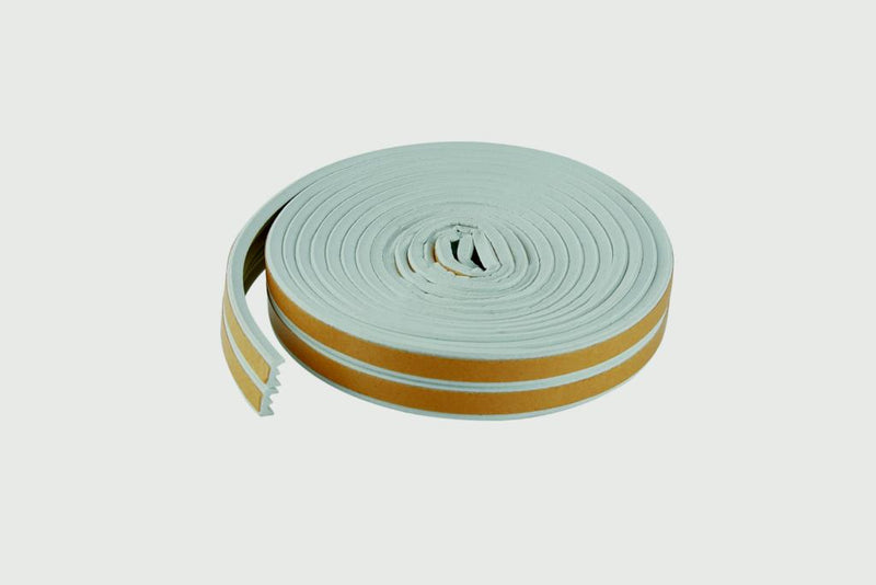Woodside EPDM E Rubber Strip 5m White