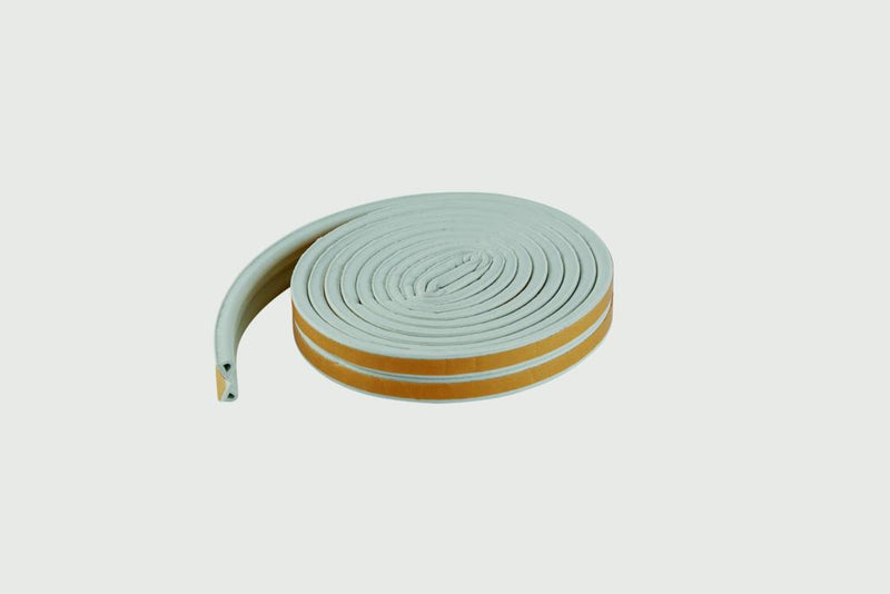 Woodside Epdm P Rubber Strip 5m White
