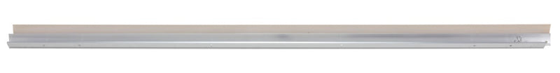 Woodside Bottom of the Door Self Seal Draught Excluder TPE Sweep Aluminium Silver