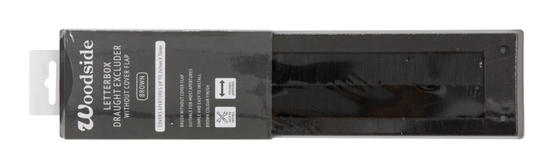 Woodside Letterbox Draught Excluder Brown