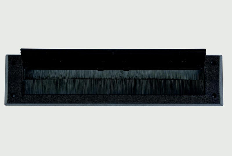 Woodside Letterbox Draught Excluder With Cover Brown