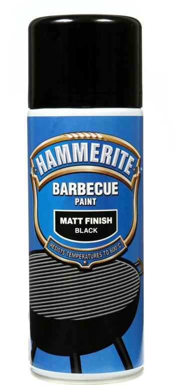 Hammarite Barbecue Paint Matt Black 400ml