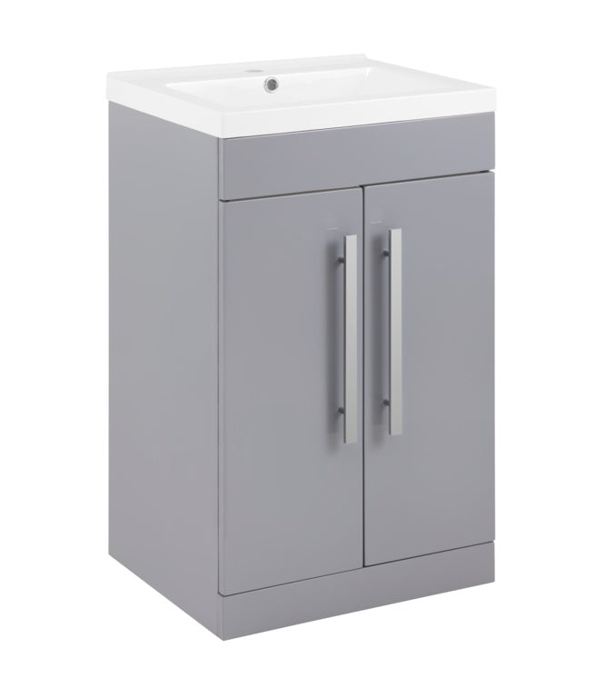 SP Avalon 2 Door Grey Basin Unit 500mm