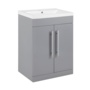 SP Avalon 2 Door Grey Basin Unit 600mm
