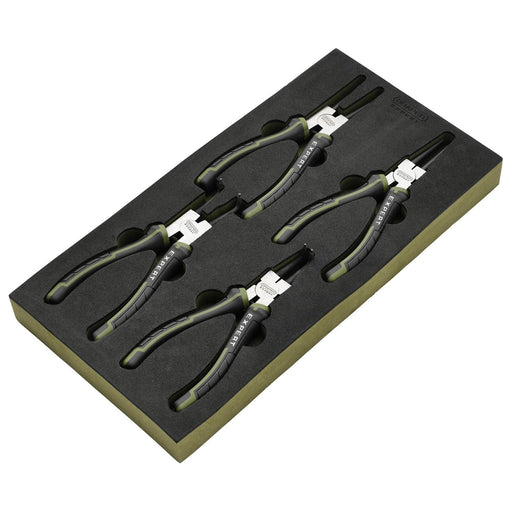 Draper Draper Expert Circlip Pliers Set in EVA Foam Tray, 180mm (4 Piece) Draper - Town Tools