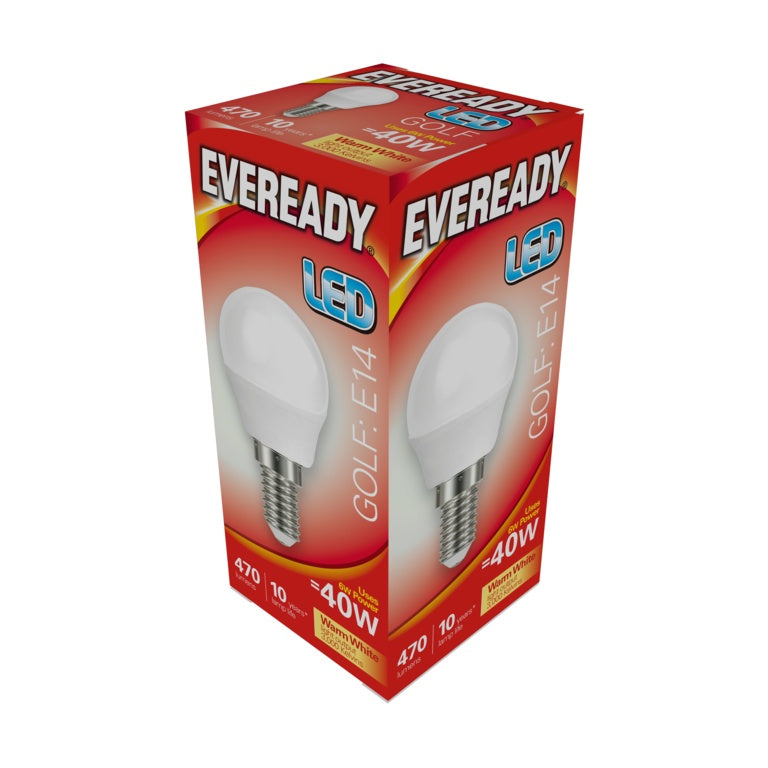 Eveready LED Golf 6w 470lm Warm White 3000k E14