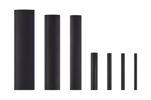 Blue Spot Tools 127 PCE Assorted Black Heat Shrink Tubing Set