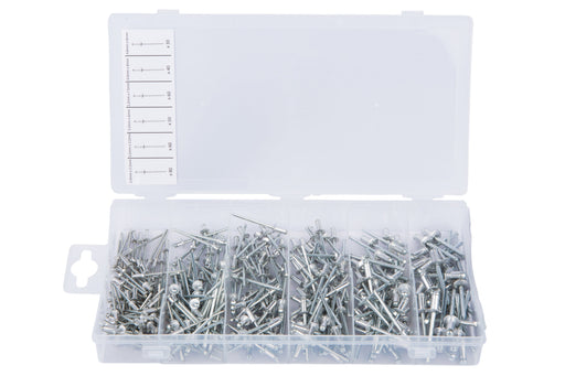 Blue Spot Tools 320 PCE Assorted Blind Rivet Set (2.4mm, 3.2mm, 4.0mm, 4.8mm)