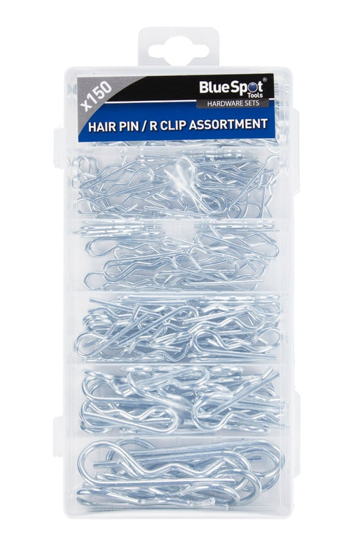 Blue Spot Tools 150 PCE Assorted Hair Pin And R Clip Set