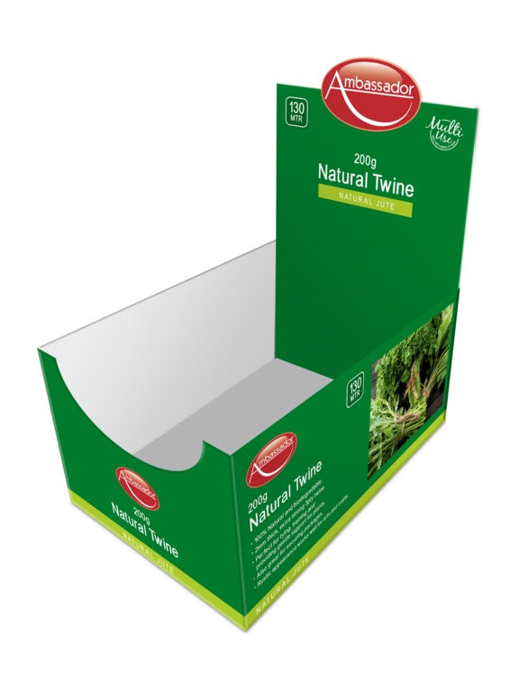 Ambassador Natural Jute Spool 3 Ply 400gm/160m