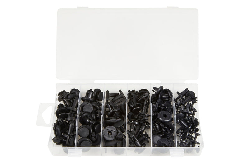 Blue Spot Tools 72 PCE Assorted Push Pin Clips