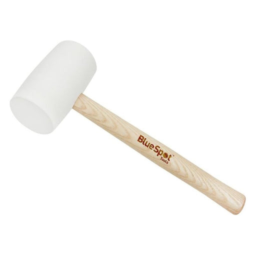 Bluespot Tools White Rubber Mallet 454g (16oz) BlueSpot Tools - RockBottom Northampton