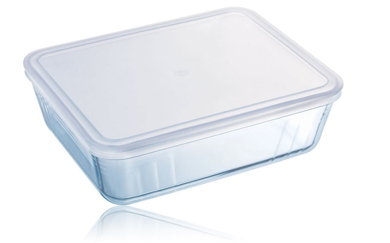 Pyrex Rectangular Dish With Lid 4L