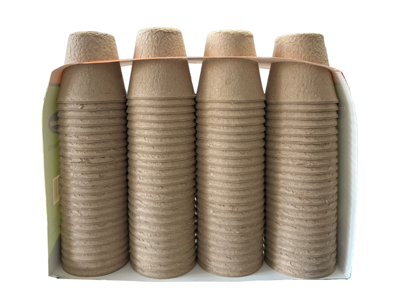 Ambassador Round Fibre Pots 6cm - Pack 96