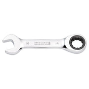 Draper Draper HI-TORQ Metric Stubby Ratchet Combination Spanner, 14mm Draper - Town Tools