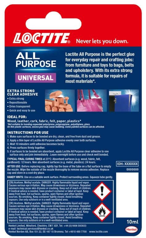Loctite All Purpose Adhesive 10ml