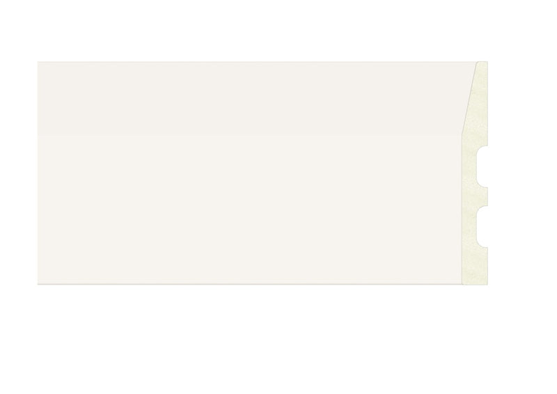 Emafyl White Chamfored Skirting Board 119mm x 2.9m