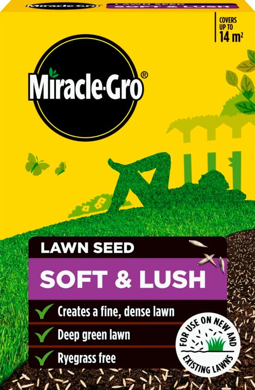 Miracle-Gro® Lawn Seed Soft & Lush 420gm