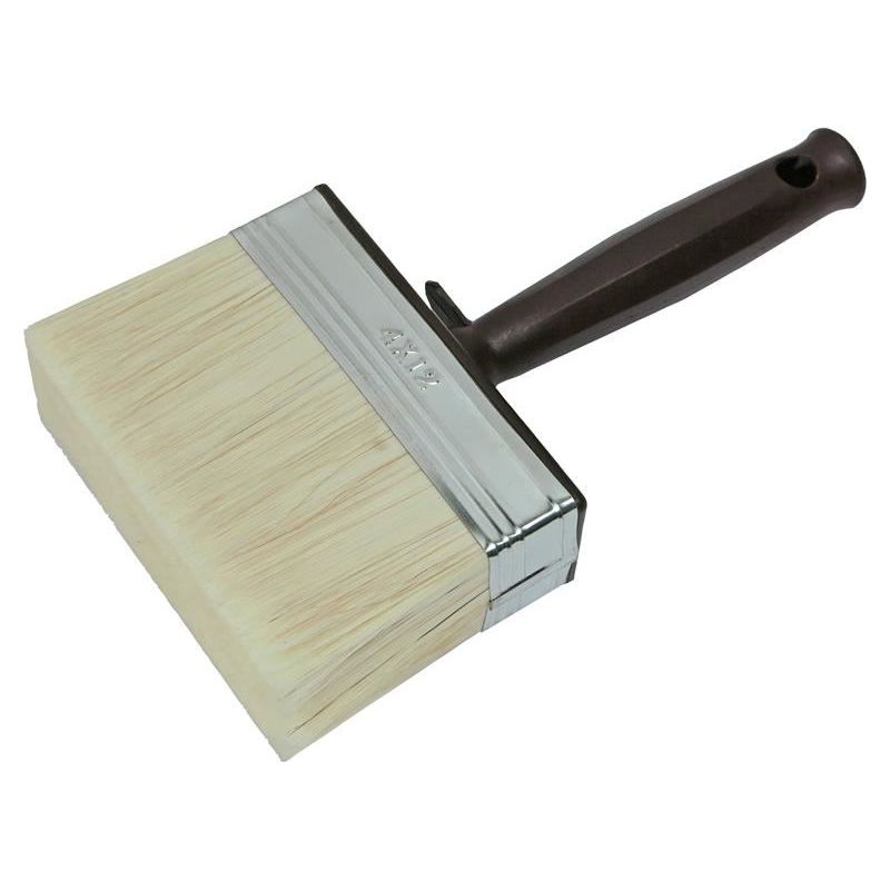 Faithfull Woodcare Shed & Fence Brush 120mm (4.3/4in) Faithfull - RockBottom Northampton