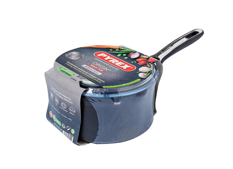 Pyrex Origin+ Saucepan with Lid 16cm