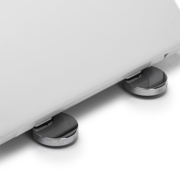 Croydex Eyre D-Shaped White Seat