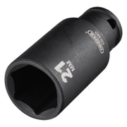 Draper Draper HI-TORQ Metric Deep Impact Socket, 3/8" Sq. Dr., 21mm Draper - Town Tools