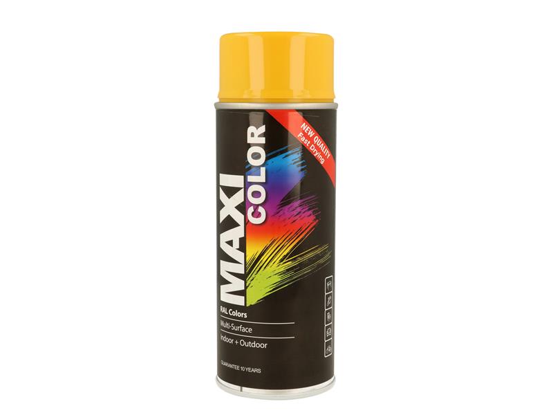 MAXICOLOR - MaxiColor Spray Gloss Gold Yellow RAL1004 400ml