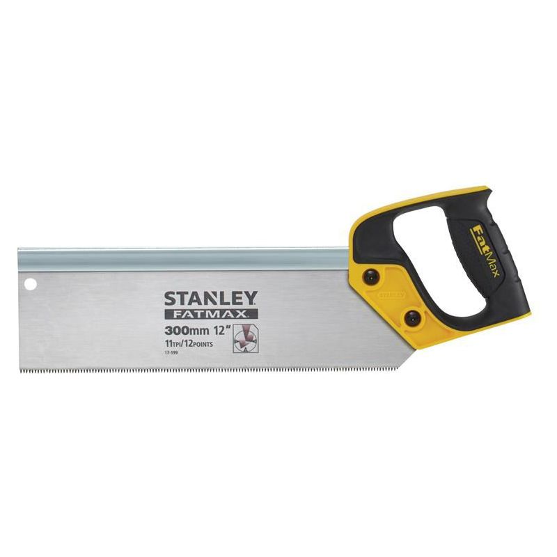 Stanley® Hand Tools FatMax® Tenon Back Saw 300mm (12in) 11 TPI STANLEY® Hand Tools - RockBottom Nothampton