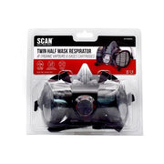 Scan Twin Half Mask Respirator + A1 Refills Scan - RockBottom Nothampton