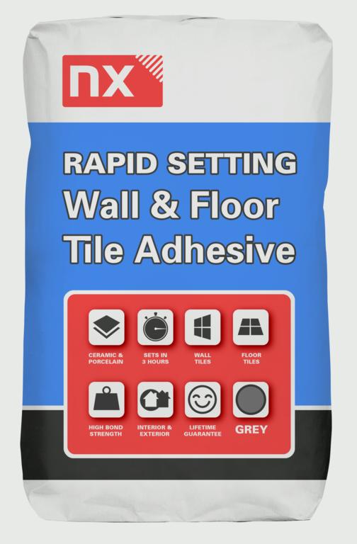 NX Rapid Set Adhesive For Tiles 20kg