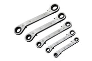 Blue Spot Tools 5 PCE Offset Ratchet Spanner Set 6-21MM