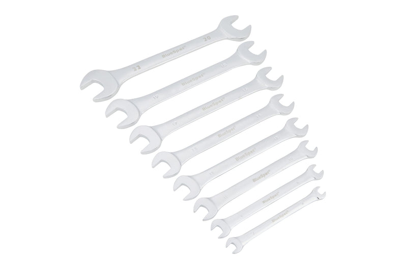Blue Spot Tools 8 PCE Metric Double Open Ended Spanner Set 6-22mm