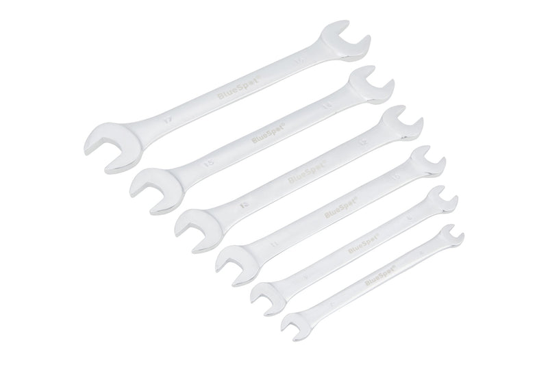 Blue Spot Tools 6 PCE Metric Double Open Ended Spanner Set 6-17mm