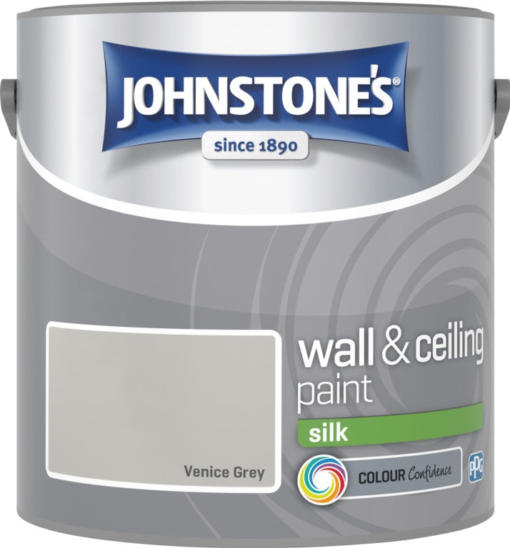 Johnstone's Wall & Ceiling Silk 2.5L Venice Grey