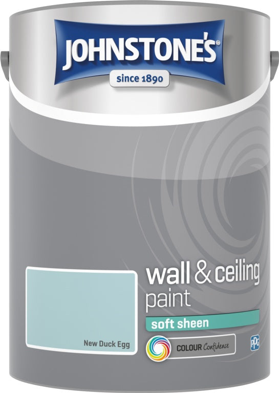 Johnstone's Wall & Ceiling Soft Sheen 5L New Duck Egg