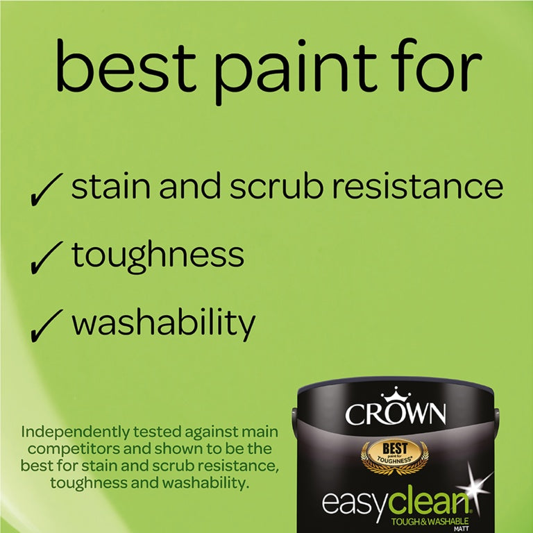 Crown Easyclean Matt 2.5L Pure Brilliant White