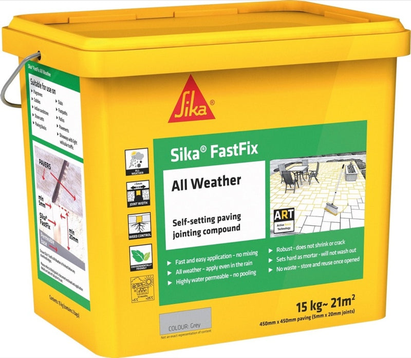 Sika Fastfix All Weather Jointing Compound Grey - 14kg
