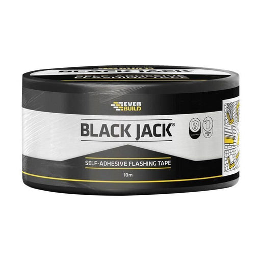 Everbuild Sika Black Jack® Flashing Tape, Trade 75mm x 10m Everbuild Sika - RockBottom Northamptin