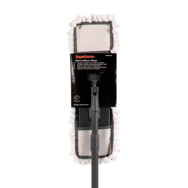 SupaHome Microfibre Mop And Handle