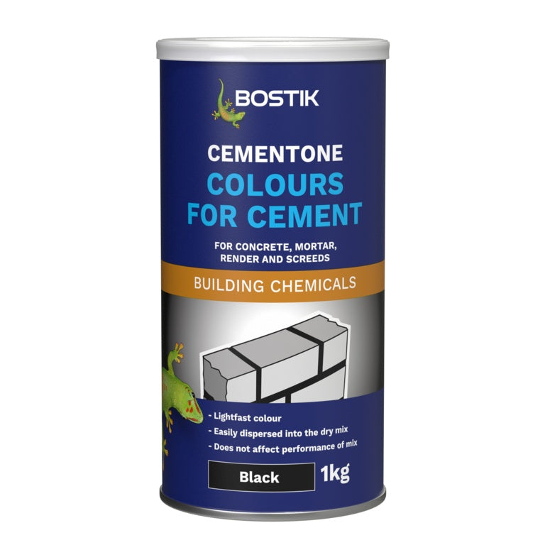 Cementone Colours For Cement 1kg - Black