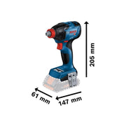 Bosch GDX 18V-210 C Professional Impact Driver/Wrench 18V Bare Unit Bosch - NorthantsTrade Northampton