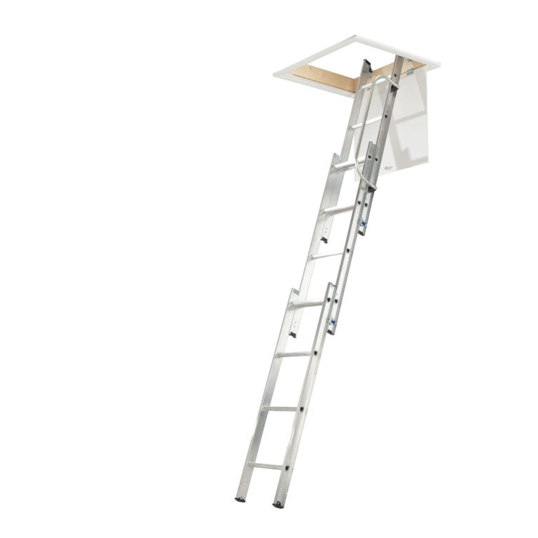 Werner Aluminium Loft Ladder 3 Section 2.13m - 3m