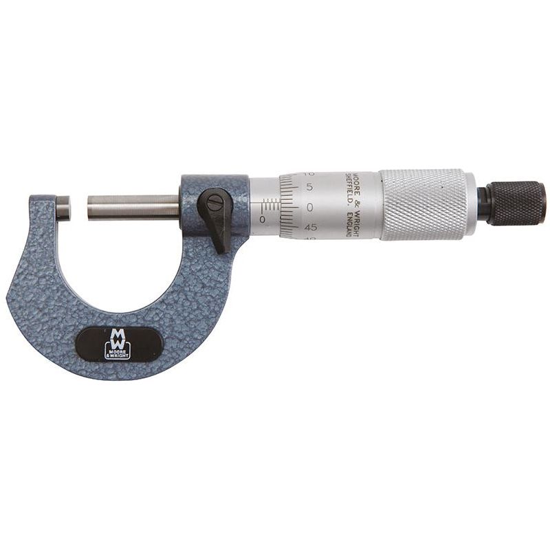 Moore & Wright 1965 Traditional External Micrometer 0-1in/0.001in Moore & Wright - RockBottom Northampton