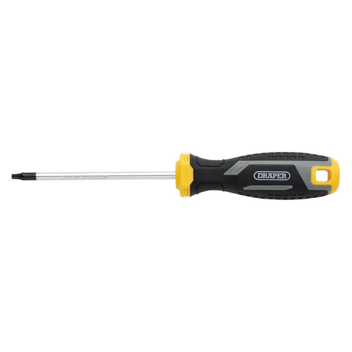 Draper Draper TX-STAR Tamperproof Soft Grip Screwdriver, T15H x 100mm Draper - Town Tools