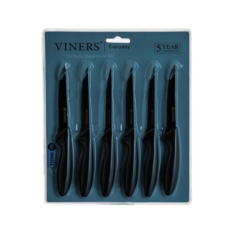 Viners Everyday Steak Knives Set 6