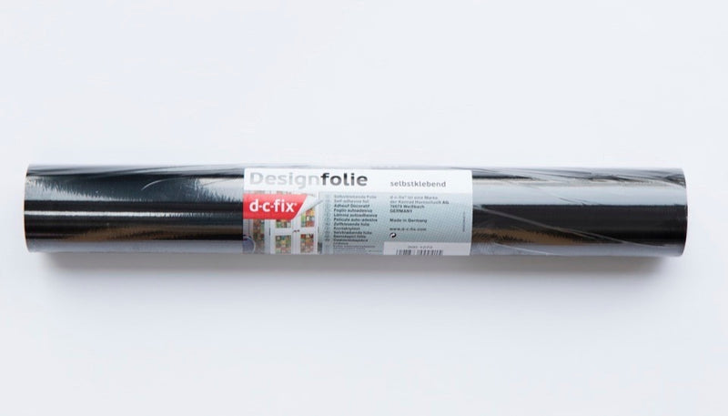 d-c-fix® Self Adhesive Film - Glossy Black 45cm x 15m