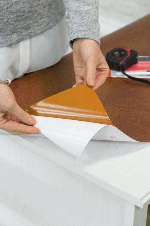 d-c-fix® Self Adhesive Film - Leather Gold 45cm x 15m