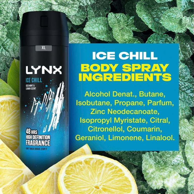 Lynx Body Spray 200ml Ice Chill