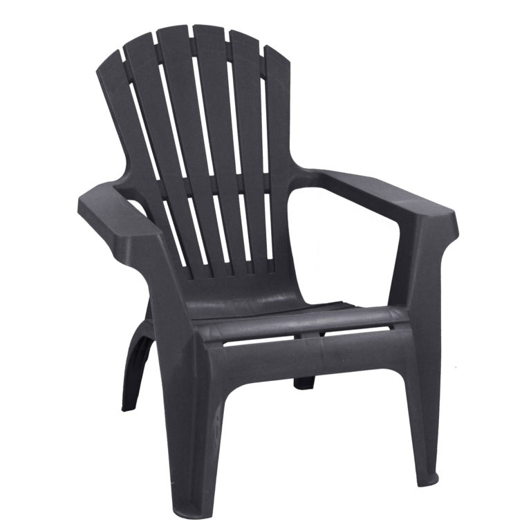 SupaGarden Plastic Stackable Armchair Anthracite