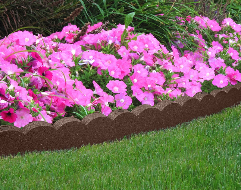 Primeur Flexi Curve Scallop Border Terracotta 5 x 10 x 120cm